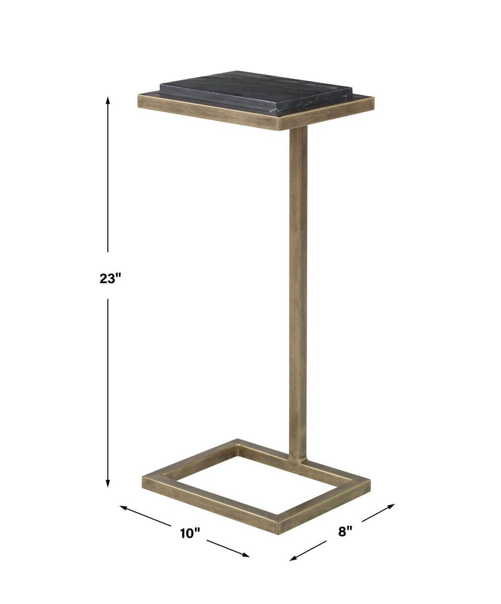 MARTINI TABLE AGED GOLD 31032w edmonton