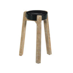 HAMMARY DARK CAST GLASS ACCENT TABLE 090-1202 brockville