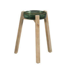 HAMMARY LIGHT CAST GLASS ACCENT TABLE 090-1203 aurora