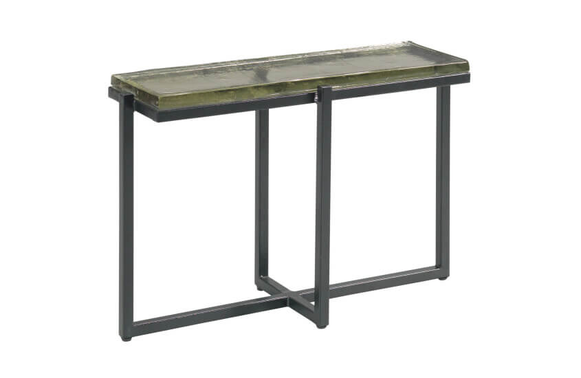 HAMMARY ALTAR GLASS ACCENT TABLE 090-1204 belleville
