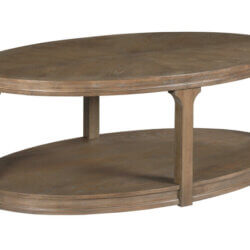 HAMMARY MARSHAM-HAMILTON OVAL COFFEE TABLE ON CASTERS 371-912 gatineau
