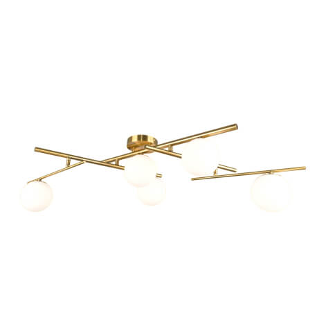 ARTCRAFT MODENA 5 LIGHT SEMI-FLUSH MOUNT AC11975BR montreal