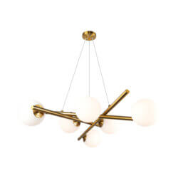ARTCRAFT MODENA 6 LIGHT CHANDELIER AC11976BR Quebec city