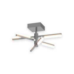 ARTCRAFT STIX 6 LIGHT SEMI-FLUSH MOUNT AC7706CH calgary