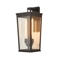 ARTCRAFT ELMGROVE OUTDOOR WALL LIGHT AC8882BK nobleton