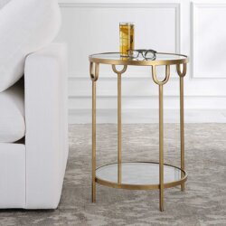 ROUND ACCENT TABLE 22032w vaughan