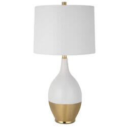 TWO-TONED TABLE LAMP 1-20162w vancouver