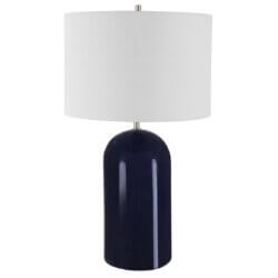 NAVY BLUE TABLE LAMP 1-80162w fredericton