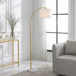 GOLD ARC FLOOR LAMP 1-90162w calgary