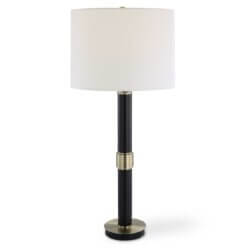 BLACK AND GOLD TABLE LAMP 1-61162w caledon