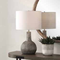 GOURD SHAPED TABLE LAMP 1-04162w kingston
