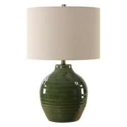 GREEN TABLE LAMP 1-14162w niagara