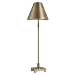 ANTIQUE BRASS TABLE LAMP 1-25162w kitchener
