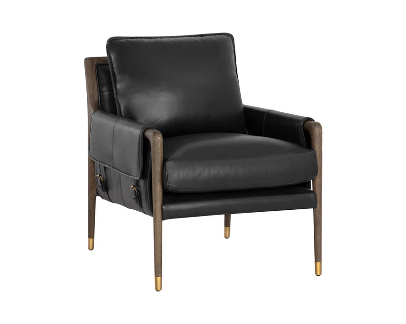 SUNPAN MAUTI ARMCHAIR DISTRESSED BROWN 110572 burlington