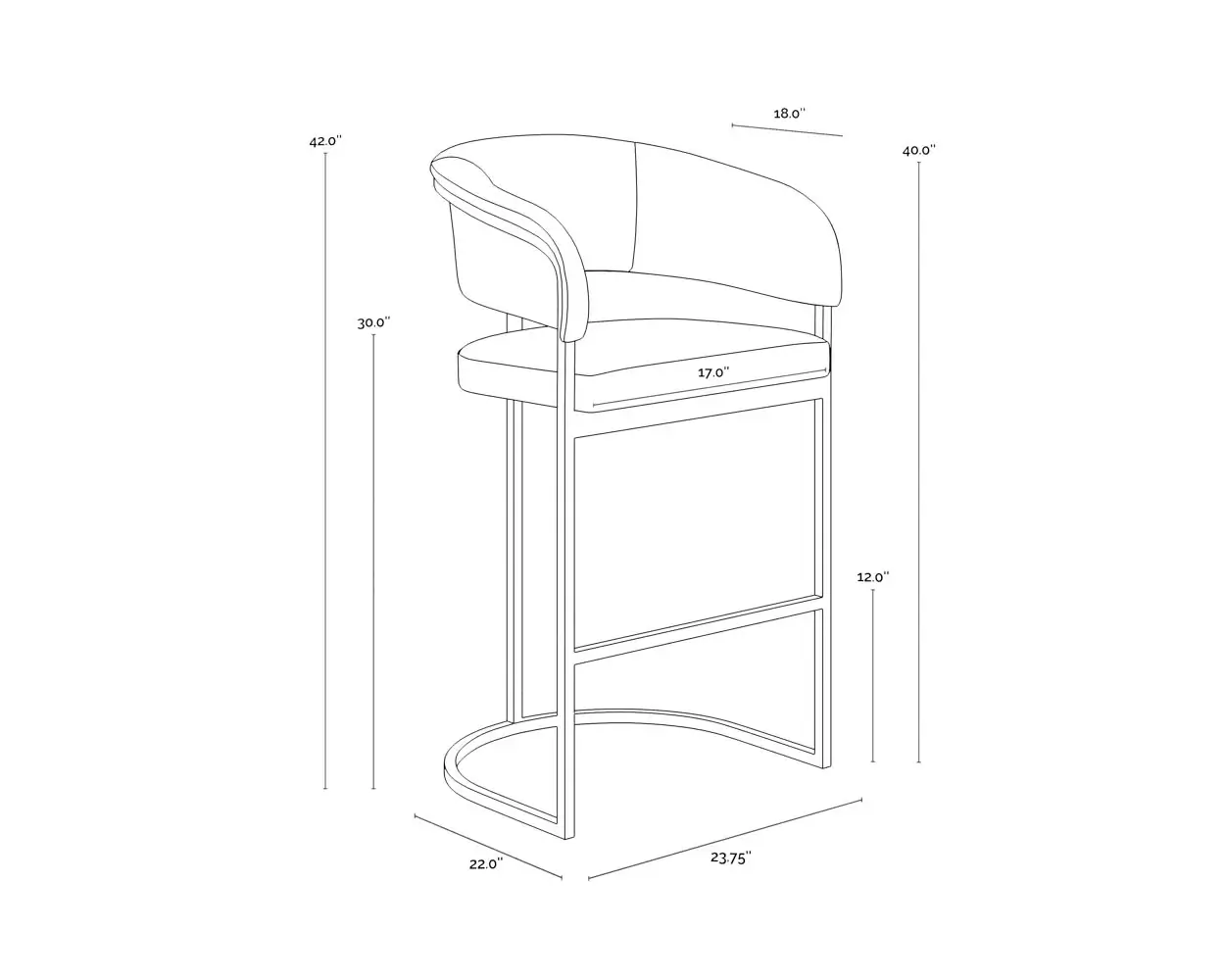 SUNPAN MARRIS BARSTOOL DANNY TEAL 111735 monton