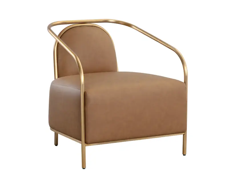 SUNPAN CICERO LOUNGE CHAIR COGNAC 111329 edmonton