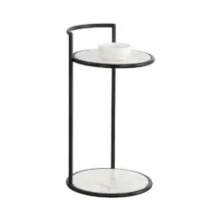 SUNPAN PARGA END TABLE BLACK 111343 perth