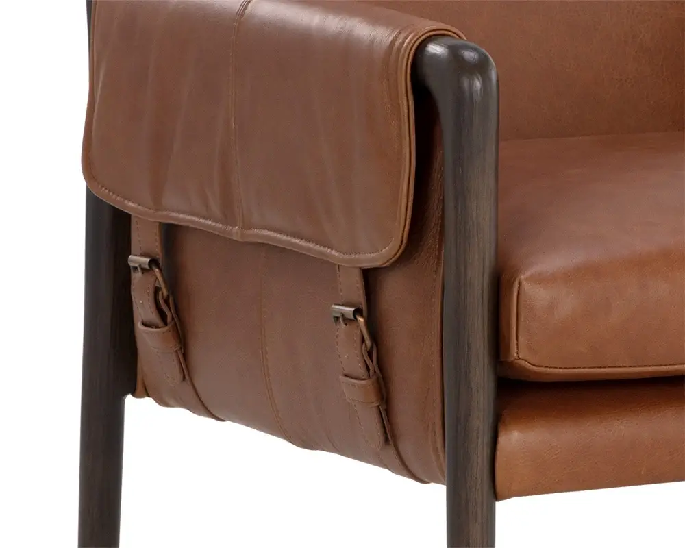sunpan mauti dining armchair brown tobacco 111455 vaughan