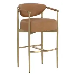 SUNPAN HELOISE BARSTOOL MILIKEN COGNAC 112065 VANCOUVER