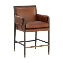 SUNPAN MAUTI COUNTER STOOL BROWN TOBACCO 111654 caledon
