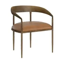 SUNPAN ZANATTA DINING ARMCHAIR TAN 111797 gatineau