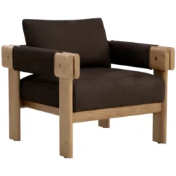 SUNPAN CARMICHAEL LOUNGE CHAIR NUBUCK COCOA 111825 sarnia