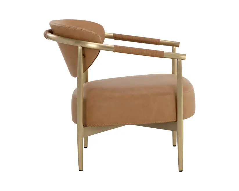 SUNPAN HELOISE LOUNGE CHAIR MILIKEN COGNAC 112062 godridge