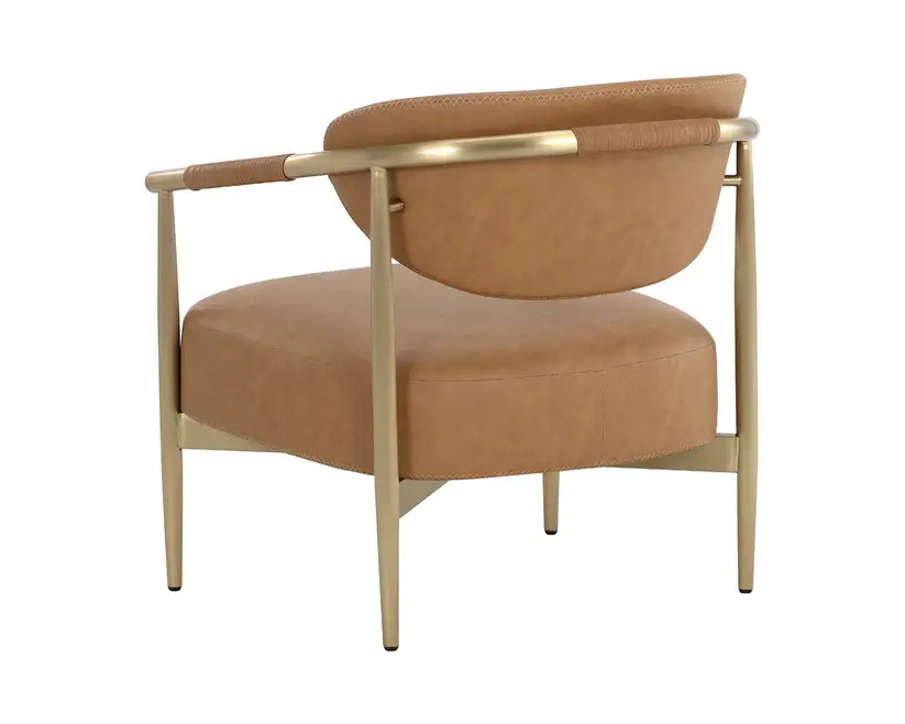 SUNPAN HELOISE LOUNGE CHAIR MILIKEN COGNAC 112062 godridge
