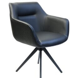 FURNISHINGS' MATE ADELE SWIVEL CHAIR BLACK SET OF TWO 636BLSW mississauga