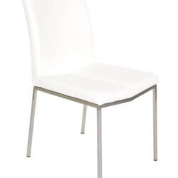 FURNISHINGS' MATE CECIL CHAIR WHITE SET OF TWO DC 060-WH woodbridge
