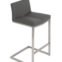 FURNISHINGS' MATE CECIL COUNTER STOOL GREY SET OF TWO BS 019-GR niagara
