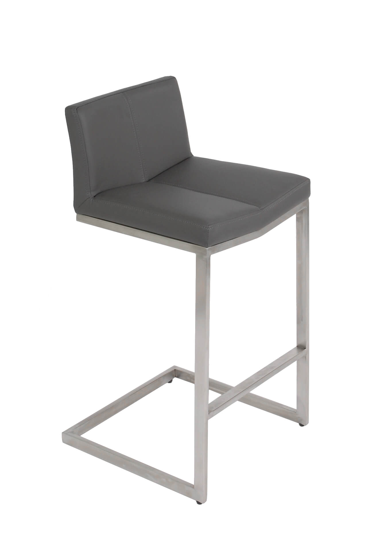 FURNISHINGS' MATE CECIL COUNTER STOOL GREY SET OF TWO BS 019-GR niagara