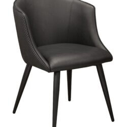 FURNISHINGS' MATE CELINE CHAIR BLACK SET OF TWO DC 405-BL-MB ottawa