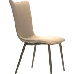 FURNISHINGS MATE CLAUDIA CHAIR TAUPE SET OF TWO DC 372-LT montreal