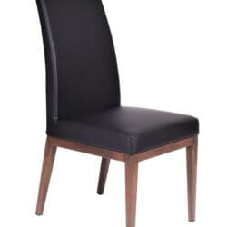 FURNISHINGS' MATE ERIKA CHAIR BLACK SET OF TWO DC 357-BL godridge