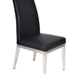 FURNISHINGS' MATE ERIKA CHAIR BLACK SET OF TWO DC 357-BL godridge