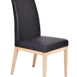 FURNISHINGS' MATE ERIKA CHAIR BLACK SET OF TWO DC 357-BL godridge