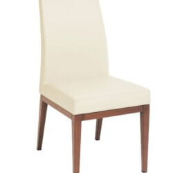 FURNISHINGS' MATE ERIKA CHAIR CREAM SET OF TWO DC 357-CRM-BW woodbridge