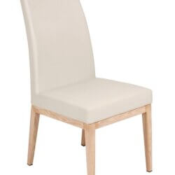 FURNISHINGS' MATE ERIKA CHAIR CREAM SET OF TWO DC 357-CRM-WO sarnia