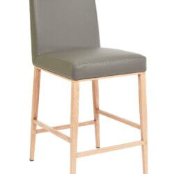 FURNISHINGS' MATE ERIKA COUNTER STOOL GREY SET OF TWO CS 280-GR kitchener