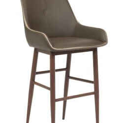 FURNISHINGS MATE ETNA COUNTER STOOL GREY SET OF TWO CS H107-GR-BW belleville