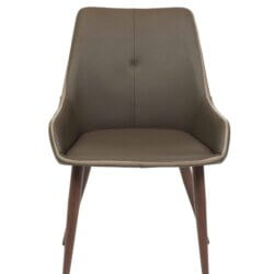 FURNISHINGS MATE ETNA CHAIR GREY SET OF TWO DC H107C-GR-BW kitchener