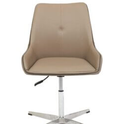 FURNISHINGS MATE ETNA CHAIR TAUPE 4 STAR BASE DC H107C-LT-4S montreal