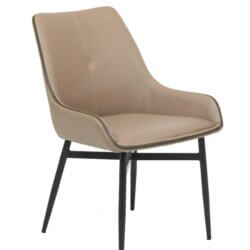 FURNISHINGS MATE ETNA CHAIR TAUPE SET OF TWO DC H107C-LT-BB kleinburg