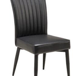 FURNISHINGS MATE GRETTA CHAIR BLACK SET OF TWO DC 363-BL edmonton