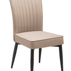 FURNISHINGS MATE GRETTA CHAIR TAUPE SET OF TWO DC 363-LT edmonton