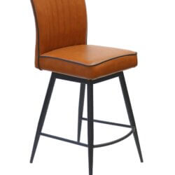 FURNISHINGS MATE GRETTA COUNTER STOOL COGNAC SET OF TWO CS 290-CN-MB vaughan