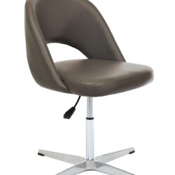 FURNISHINGS MATE HENRICK CHAIR GREY SWIVEL BASE SET OF TWO DC T11-GR-4S king city