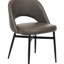 FURNISHINGS MATE HENRICK CHAIR GREY SET OF TWO DC T11-GR-BB caledon