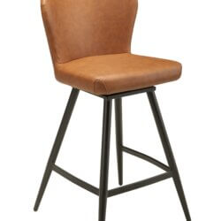 FURNISHINGS' MATE AMELIE COUNTER STOOL COGNAC SET OF TWO 6402-CN-MB kelowna